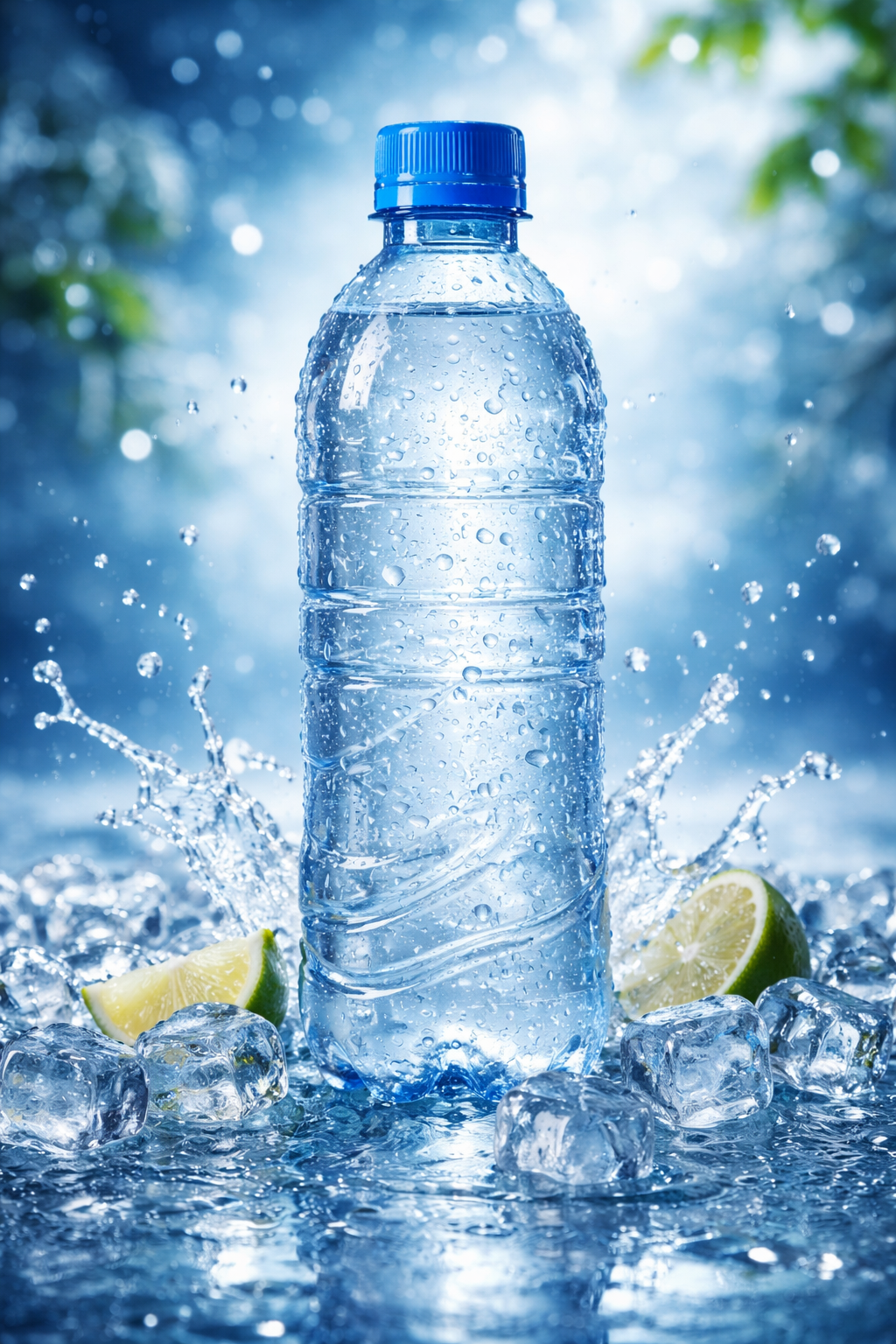 Garrafa de água mineral